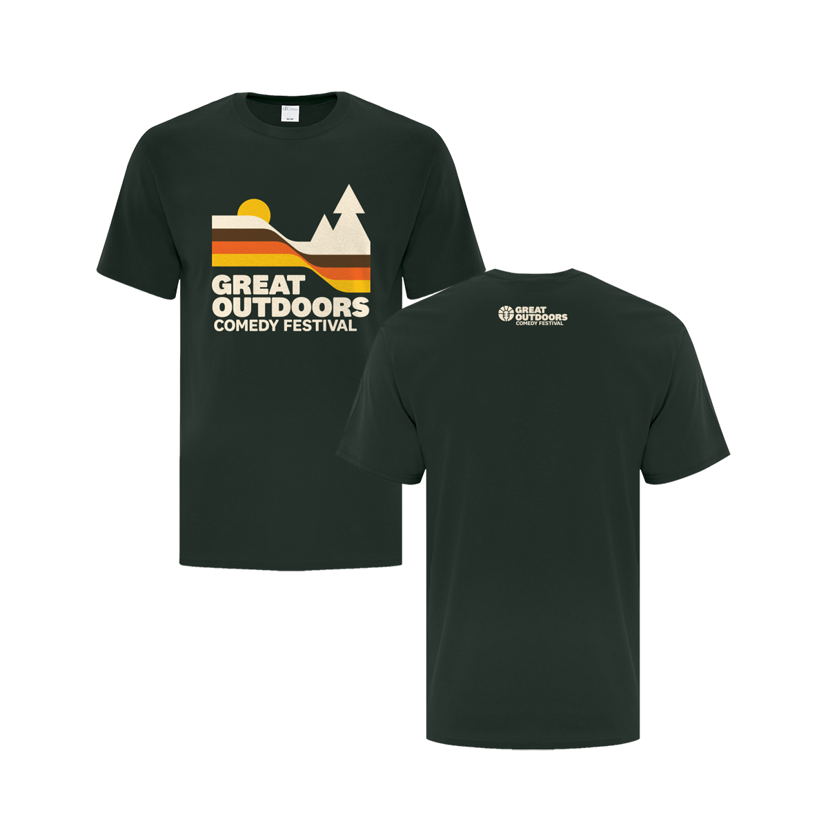 Retro SS Tee - Dk.Green